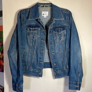 Stylus Blue Denim Jacket Size Small
